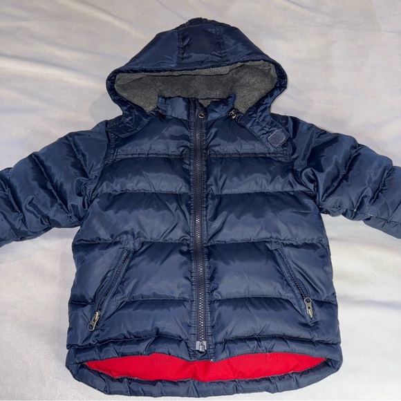 Baby GAP Jacket Kids Navy Puffer Winter Coat Down Filled Sz 3 Years - Picture 1 of 15